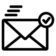 Mail icon element for design