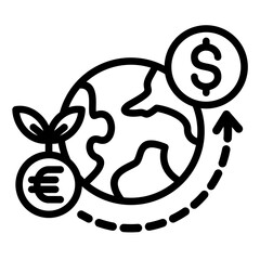 Foreign Investment Icon