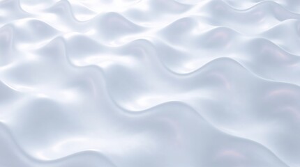 A stylish minimalist seamless white wave texture pattern background with strong hard light. Abstract white wave forms
