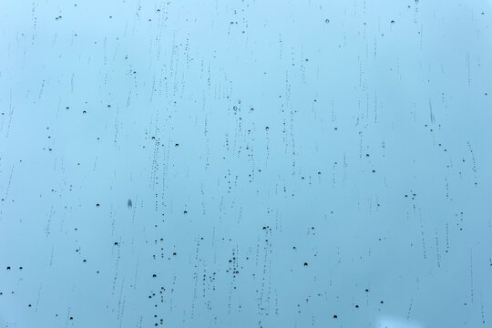 rain drops on window - Powered by Adobe