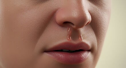 woman applying lip gloss