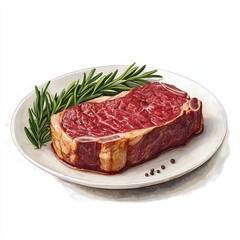 Fototapeta premium Sizzling Steak: A Culinary Masterpiece