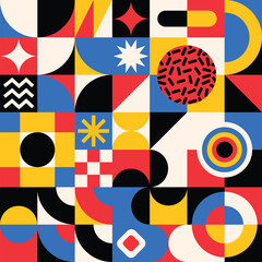 Obraz premium abstract shape geometric pattern vector background