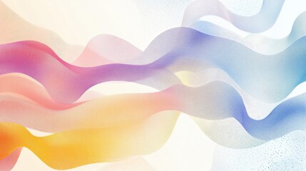 Colorful Abstract Waves with Soft Fluid Patterns and Textures