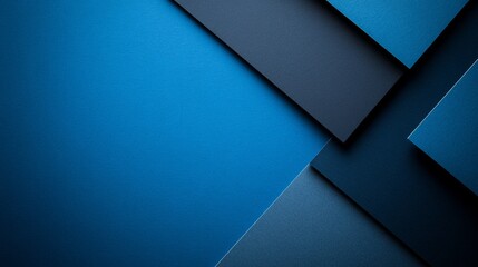 Blue background with basic geometric elements for design, banner template. White space in the center of the page for text. Abstract minimalist wallpaper.