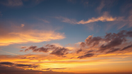 Obraz premium Timelapse of clouds in sky during sunset