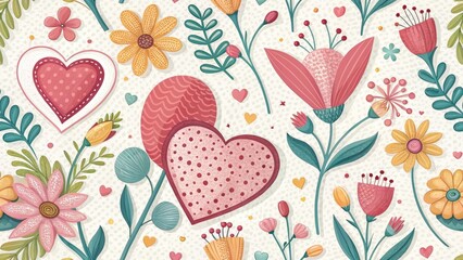 Surreal 3D Mother's Day Art: Abstract Floral Mom Heart