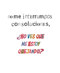 no interrumpir