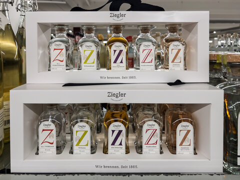 Artisan Ziegler Spirits Selection in Elegant Display