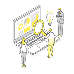 WEBマーケティングでいいアイディアが閃いた人々