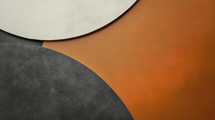 Minimalist composition with simple elements creating a clean and uncluttered visual