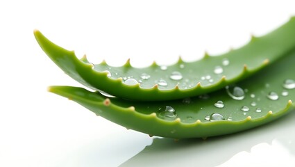 Curved aloe leaves - nature's resilience - health and wellness website,blog