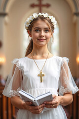 Child at their confirmation