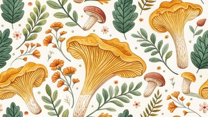 Charming Chanterelle Mushroom Recipes: Garden-Inspired Food Photography