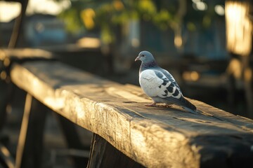 Obraz premium several pigeons gathered in cages waiting for food. in Indonesia the dove is usually called Burung with generative ai