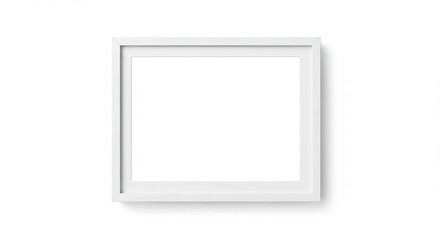 Blank White Square Picture Frame Mockup Modern Home Decor Empty Frame
