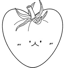 Cute hearts hand drawn illustration 