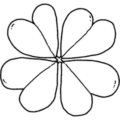 Cute hearts hand drawn illustration 