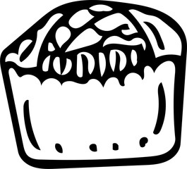 various cookies on Eid  anniversary doodle art