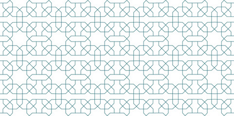 Seamless Islamic Geometric Pattern Traditional, Elegant, and Intricate Design for Backgrounds, Textiles, and Digital Art