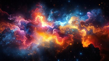 Naklejka premium abstract space background