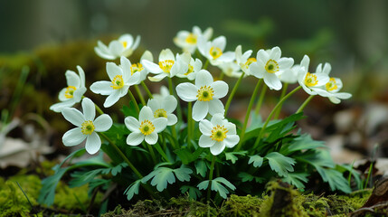 春に芽吹く美しい花