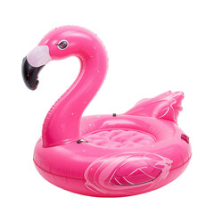 Pink Inflatable Flamingo Pool Float, Perfect for Summer Fun and Pool Parties, High-Resolution Stock Photo