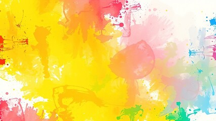 Obraz premium Colorful Spray Paint Bursts on Abstract Background