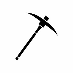 Pickaxe Icon. Pickaxe Lawn Gardening Landscape Equipment Tool Icon