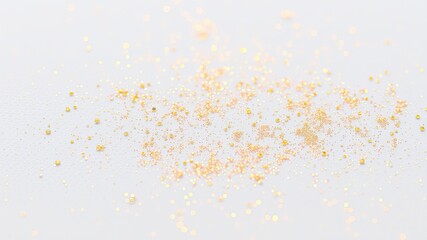 Ethereal Glow: Shimmering Fairy Dust Adorns Textured Canvas