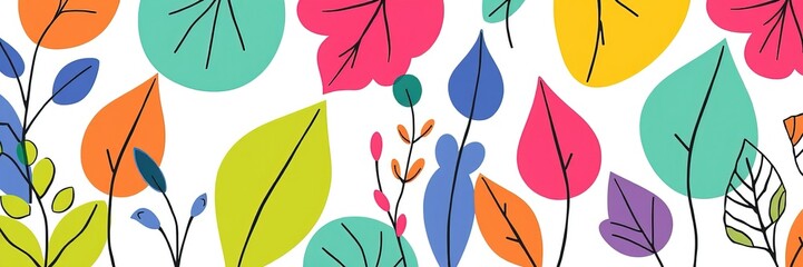 Minimalist Botanical Line Art: Abstract Plant Silhouettes