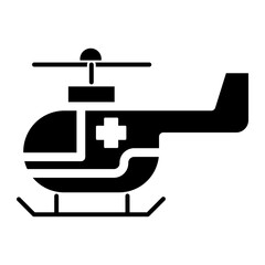 helicopter Solid icon