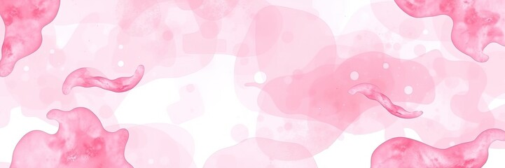 Pastel Abstract Watercolor Flowing Shapes Background