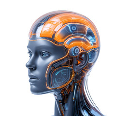 robot head silhouette