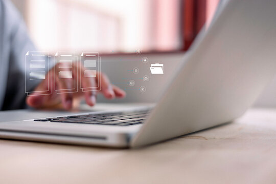 online documentation database and process automation to efficiently manage files Corporate business technology.