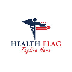medical practice flag logo