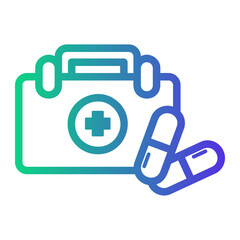 medical Line Gradient Icon