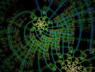 Imaginatory fractal abstract background Image