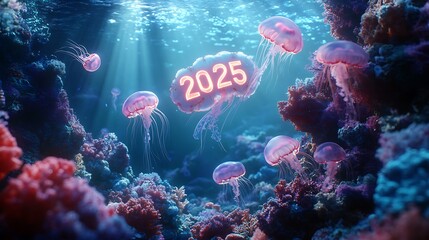 Fototapeta premium A bioluminescent 