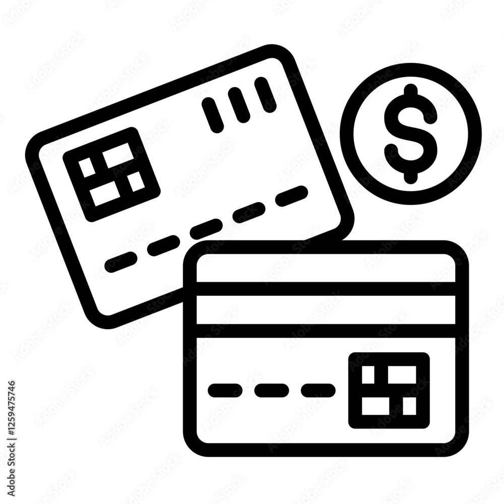 Poster Debit Cards Icon