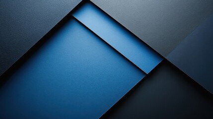 Abstract minimalist wallpaper with clean shapes and patterns on Blue background. Featuring white space in the center for text, ideal for design templates and modern banners.