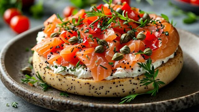 bruschetta with tomato and basil
