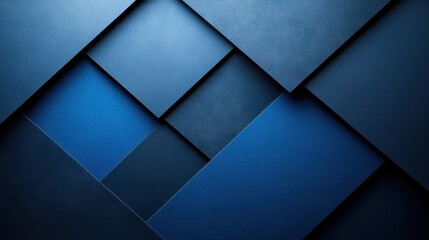 Geometric Tessellation on Blue Background for Design, Banner Template, Minimalist Abstract Wallpaper with Copy Space, Simple Geometric Modern Wallpaper for Text Placement and Creative Use