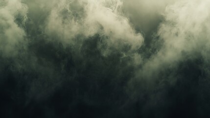 Obraz premium Dark smoky clouds, sky, ominous, backdrop
