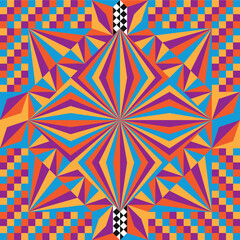 pattern, vector, geometric, seamless, design, triangle, wallpaper, texture, color, colorful, decoration, illustration, art, backdrop, retro, shape, mosaic, style, square, fashion, line, vintage