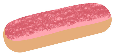 Illustration of Strawberry Eclair