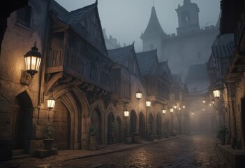 Obraz premium Gothic churches and historic landmarks in Prague