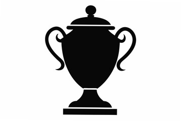 urn  silhouette  vector illustration