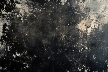 Distressed Black Texture: A grunge-inspired texture with a dark black background and a layer of faded white paint, offering a raw and textured aesthetic for design projects.