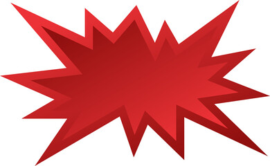 Banner boom sale red color 